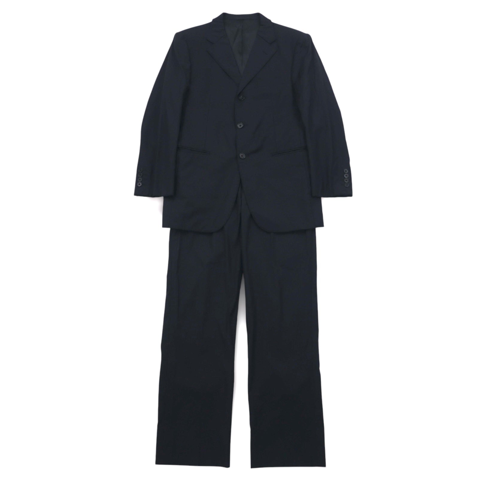 BURBERRY BLACK LABEL 3B Suit Set Up M Black Stripe BMD40-109-09 Made in Japan