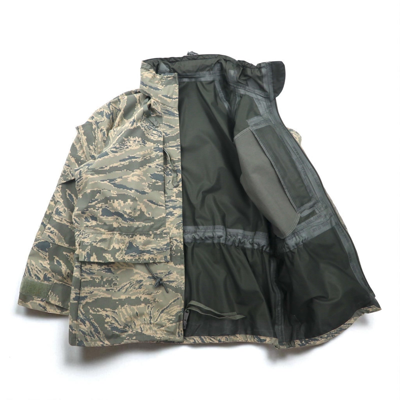 US AIR FORCE APECS ABU GORE-TEX Parka, XL, Khaki, Digital Tiger Camo, Waterproof Military Jacket, 8415-01-547-3508, PROPPER INTERNATIONAL