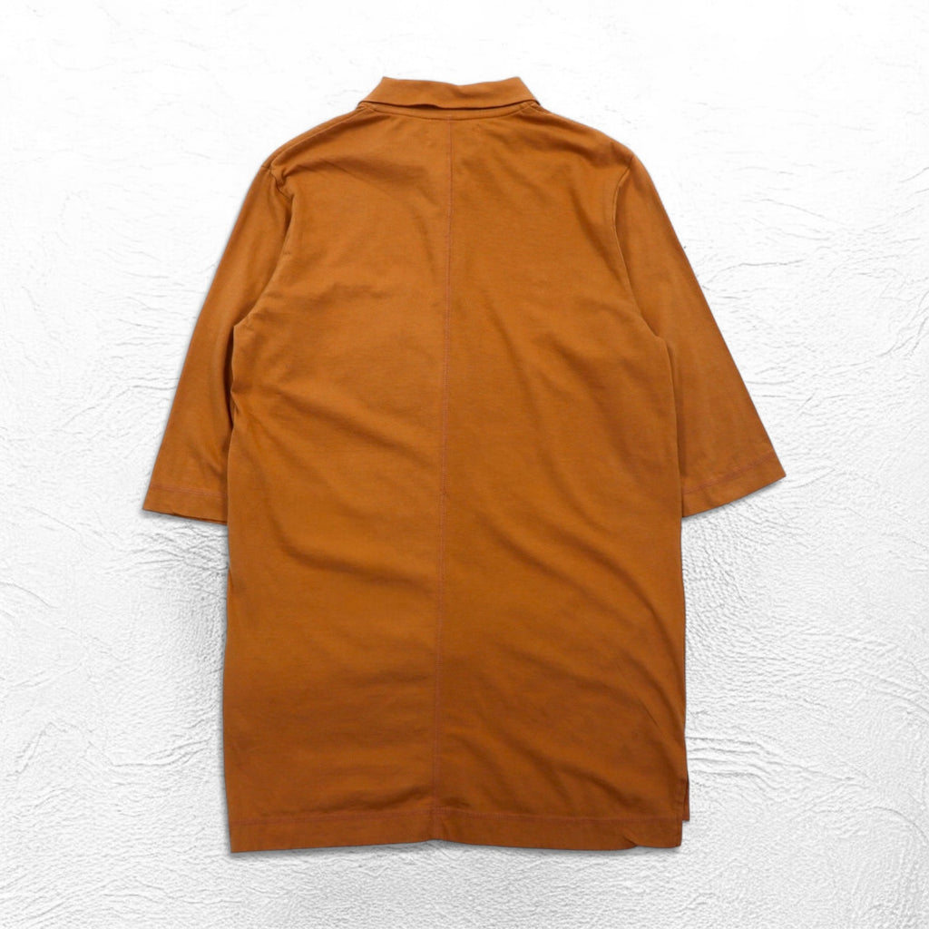 SUBTLE ポロシャツ S キャメル コットン 胸ポケット Silver and Gold 日本製 未使用品