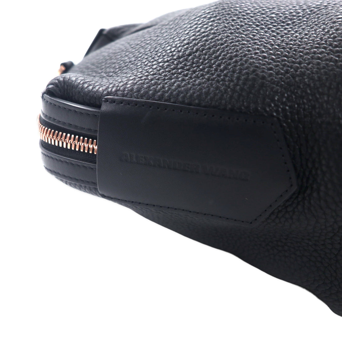 Alexander Wang Emile 2WAY Shoulder Bag Handbag Black Leather Grained Leather EMILE