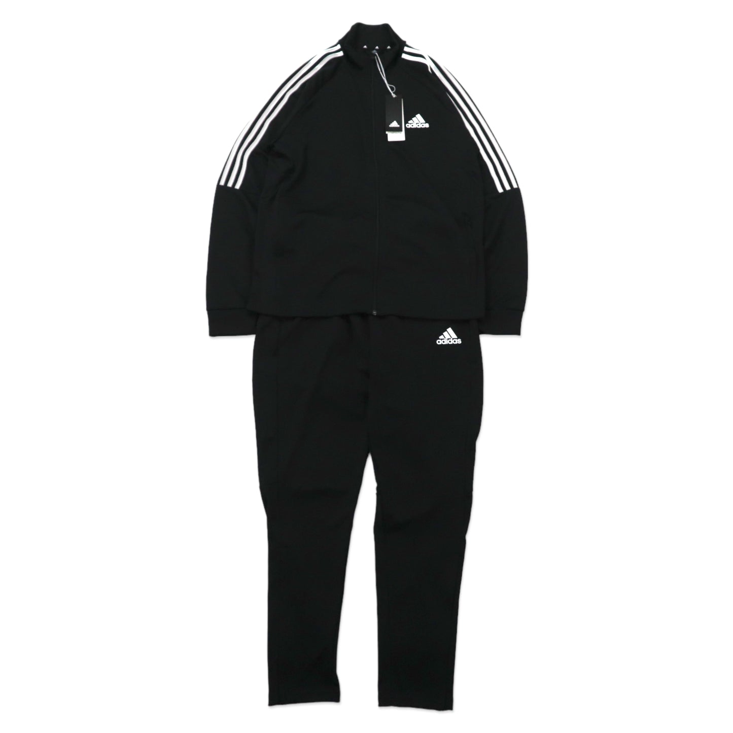 Adidas Track Jacket Setup Jersey 2XO Black 3 Striped Su Aeroready