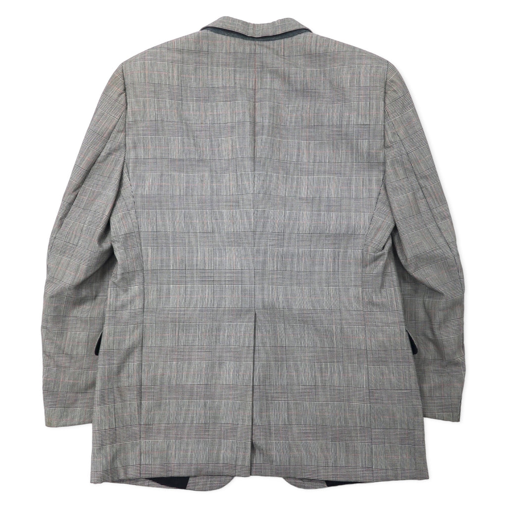 Burberrys USA Old Glen Check 2B Tailored Jacket L Gray Wool SAKS FIFTH AVENUE