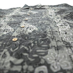 Vintage 90s Hawaiian Shirt 90年代 OXIDE アロハシャツ XL ビッグサイズ カーキ ポリエステル 総柄