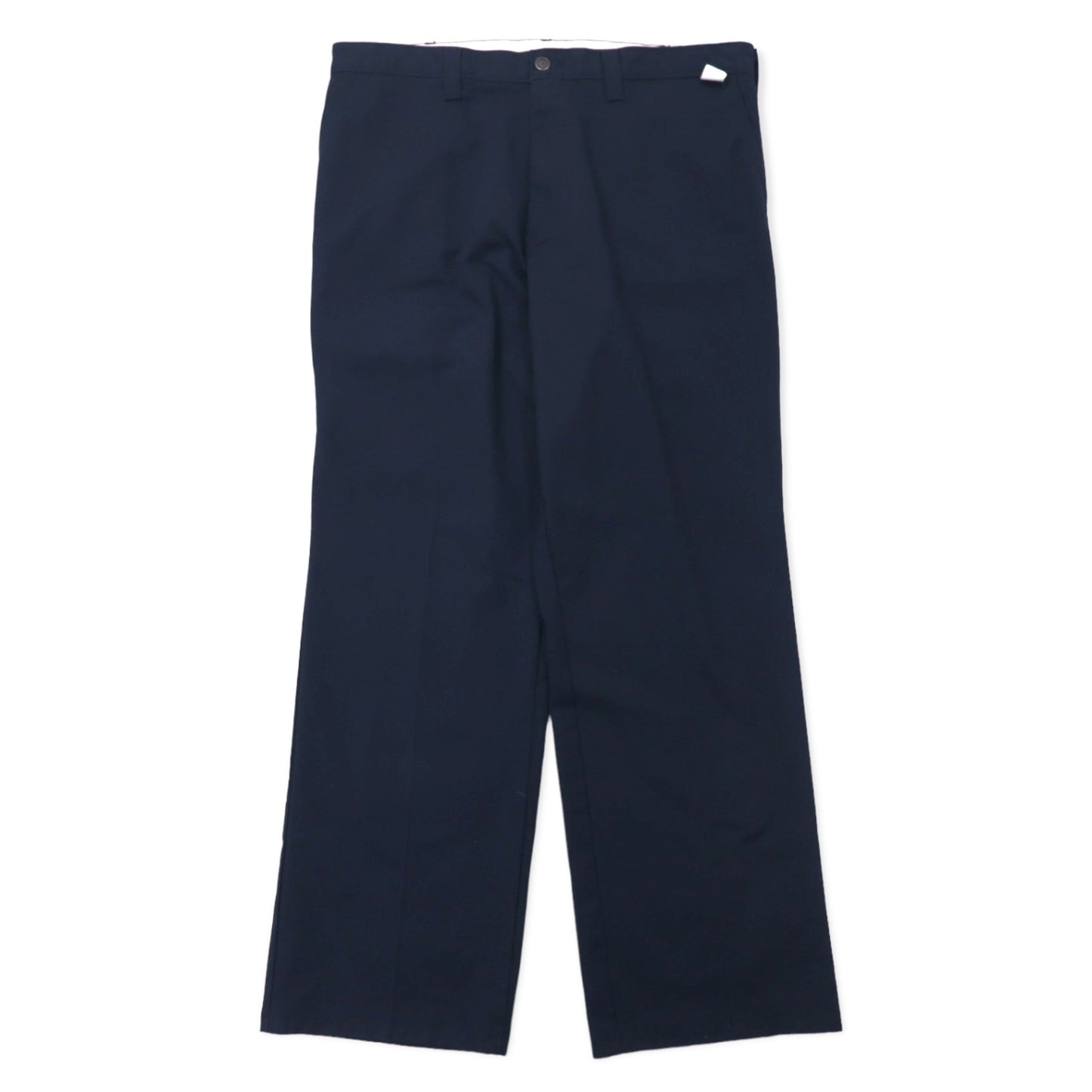 Dickies センタープレス ワークパンツ チノパンツ 38 UL ネイビー ポリエステル コットン 2112272NV