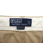 Polo by Ralph Lauren 90年代 HAMMOND PANT ポロチノ 2タック ワイド チノパンツ L ベージュ コットン