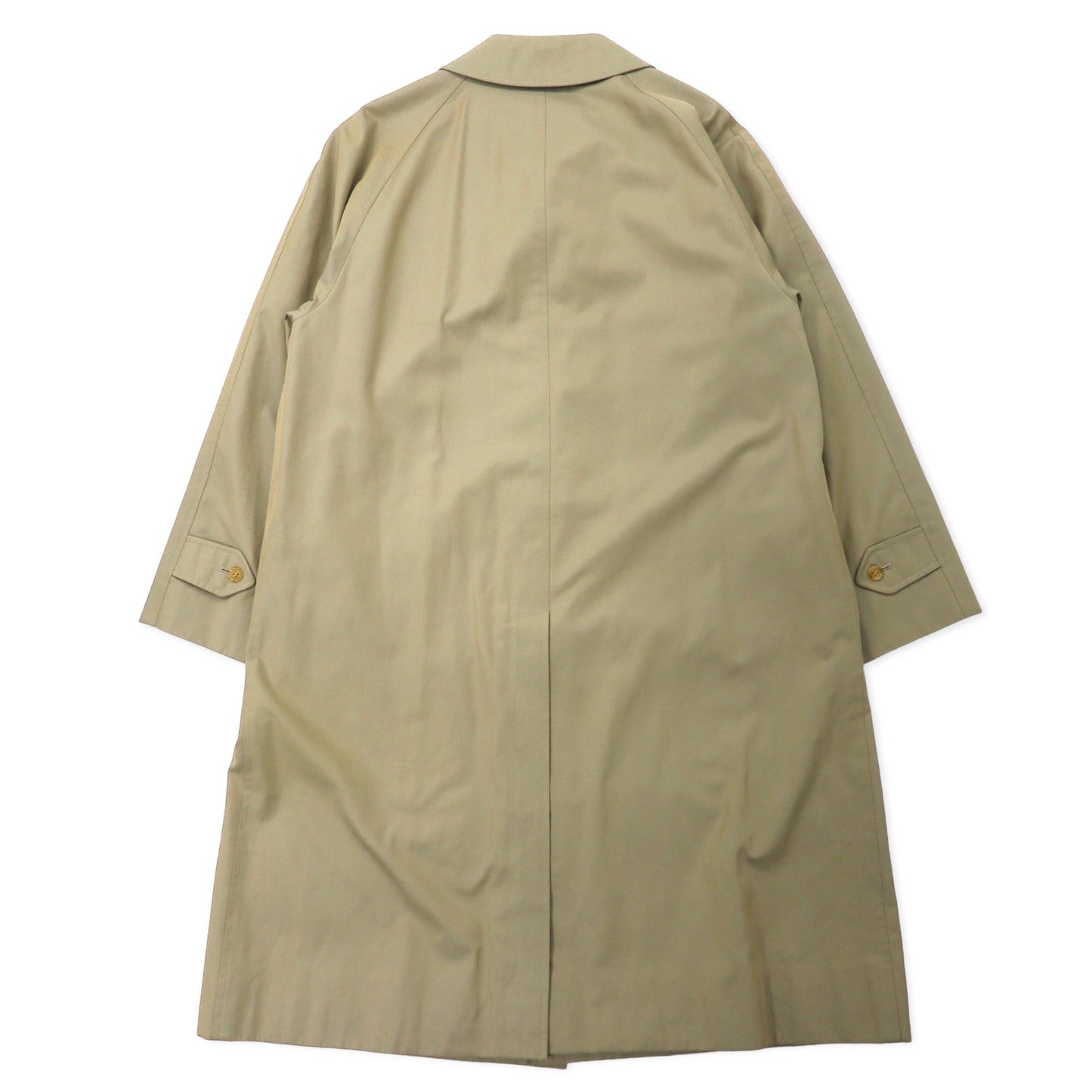 BURBERRYS Vintage Coat 170 Beige Cotton Lining CHECKED Hiki Japan 