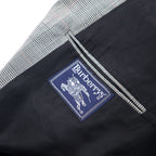 Burberrys USA Old Glen Check 2B Tailored Jacket L Gray Wool SAKS FIFTH AVENUE