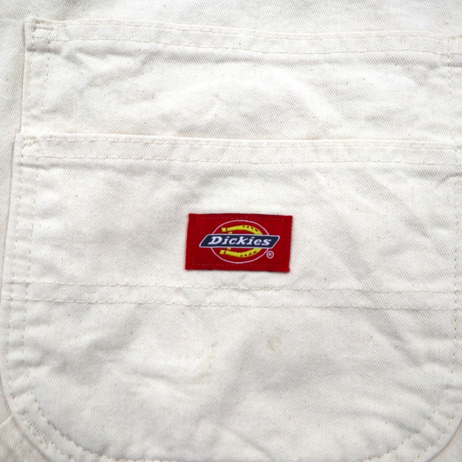 Dickies Short Painter Work Pants, XL, Cream, Off-White, Cotton, DX400NT