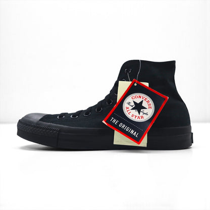 CONVERSE All Star Chuck Taylor Hi High-Top Sneakers, Size 26cm, Black Canvas, Unused