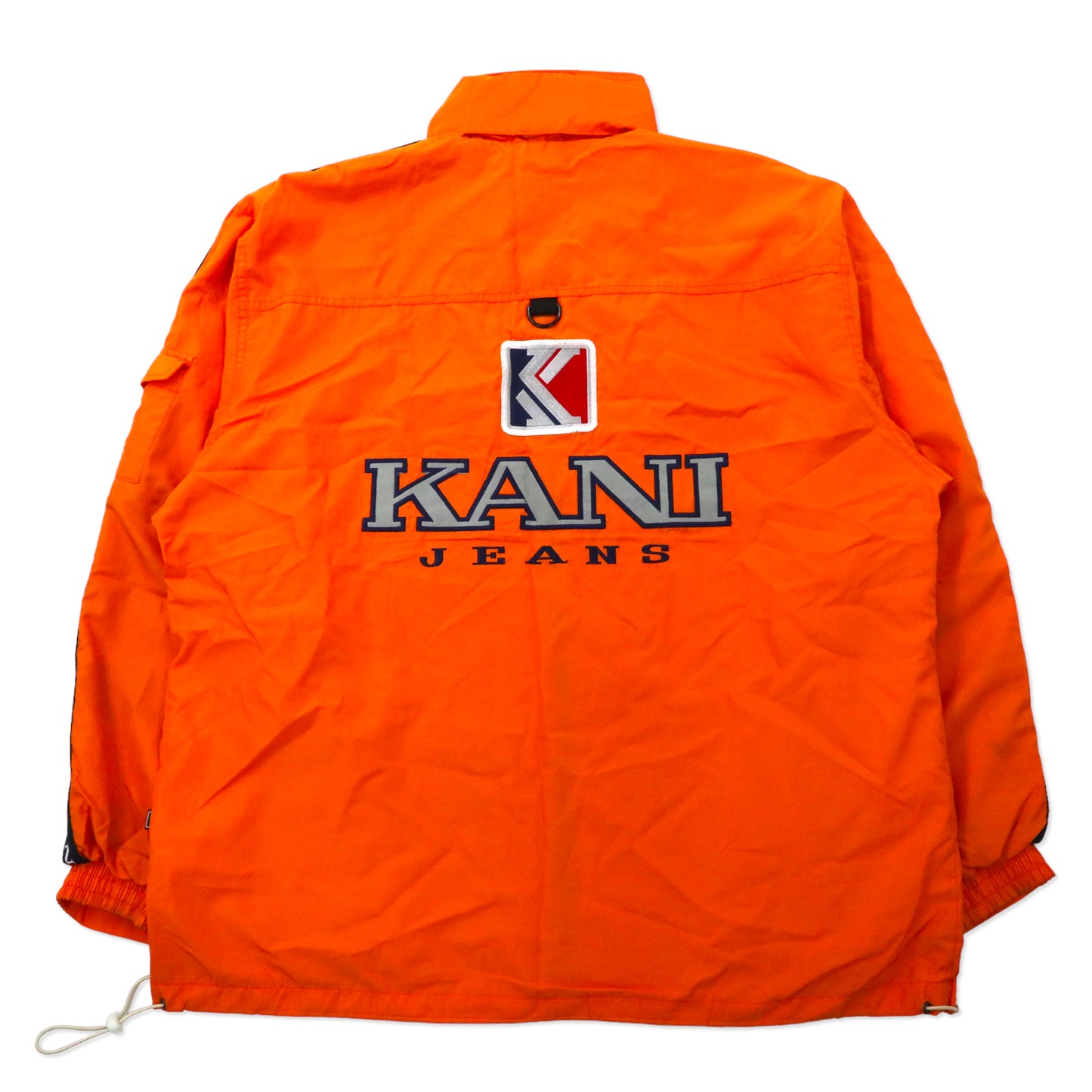 Kani Jeans (KARL KANI) 90s Big Size Windbreaker XL Orange Back