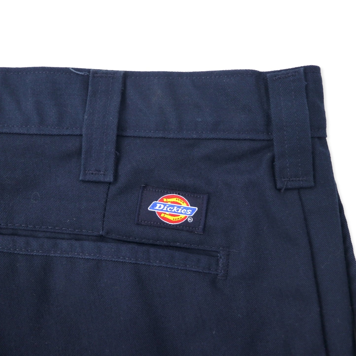 Dickies センタープレス ワークパンツ チノパンツ 38 UL ネイビー ポリエステル コットン 2112272NV