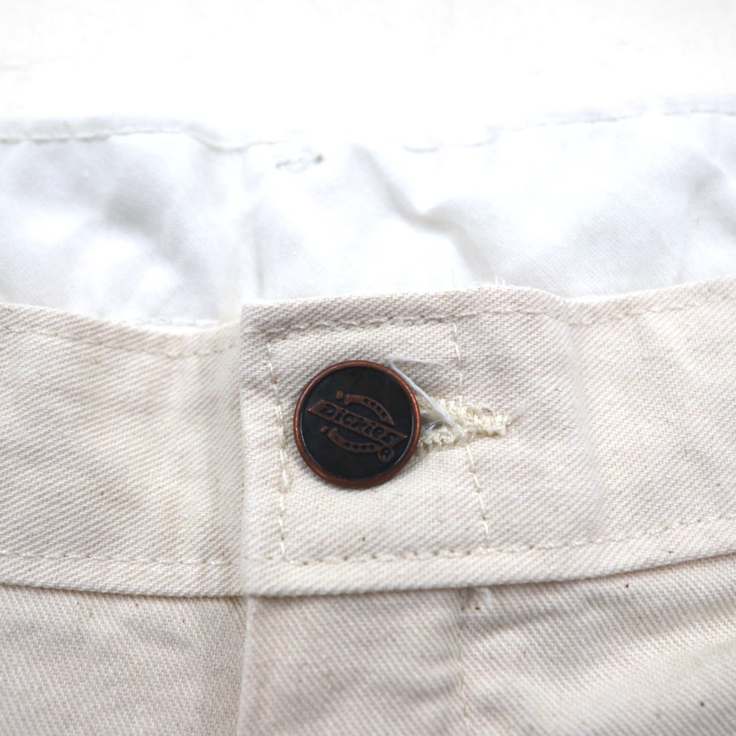 Dickies ショート ペインターパンツ ワークパンツ XL クリーム 生成り コットン DX400NT