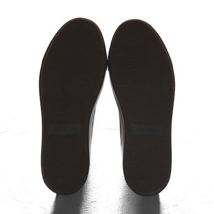 Acne Studios Italian made high cut leather sneakers, 26cm, brown grained leather, Adrian High FG