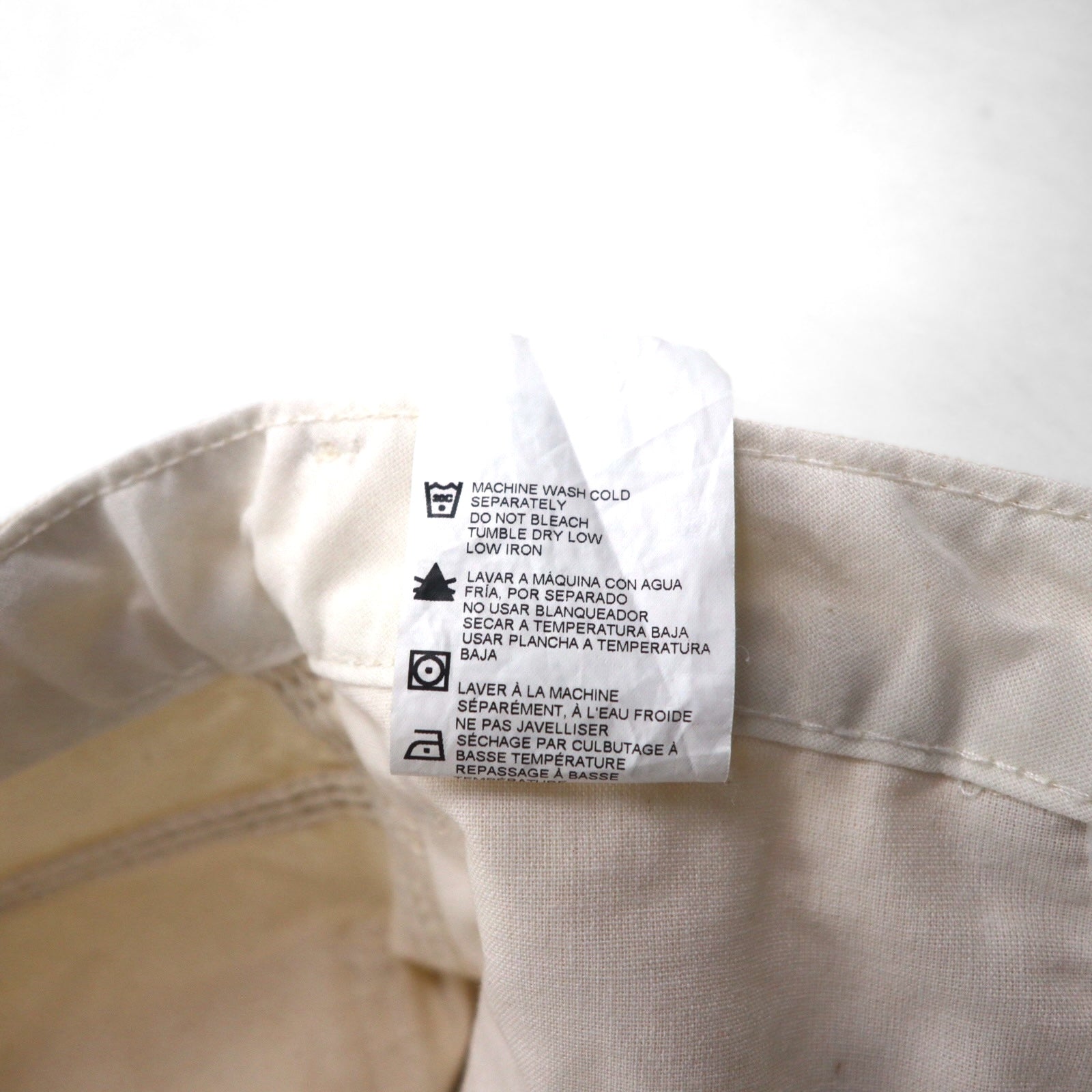 Dickies Short Painter Work Pants, XL, Cream, Off-White, Cotton, DX400NT