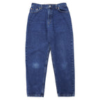 日本然リトテ-古着オンライン-Levi's USA製 550 リラックスフィット テーパード デニムパンツ 12 ブルー コットン ジッパーフライ ボタン裏512-Levi's USA Made 550 Relaxed Fit Tapered Denim Pants 12 Blue Cotton Zipper Fly Button Back 512