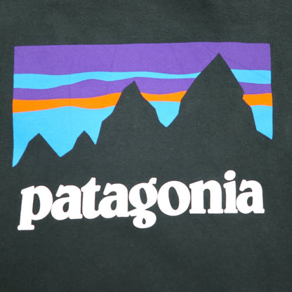 patagonia ロングスリーブ Tシャツ L/S Shop Sticker Cotton T-shirt 2XL グリーン オーガニックコットン 39040 メキシコ製