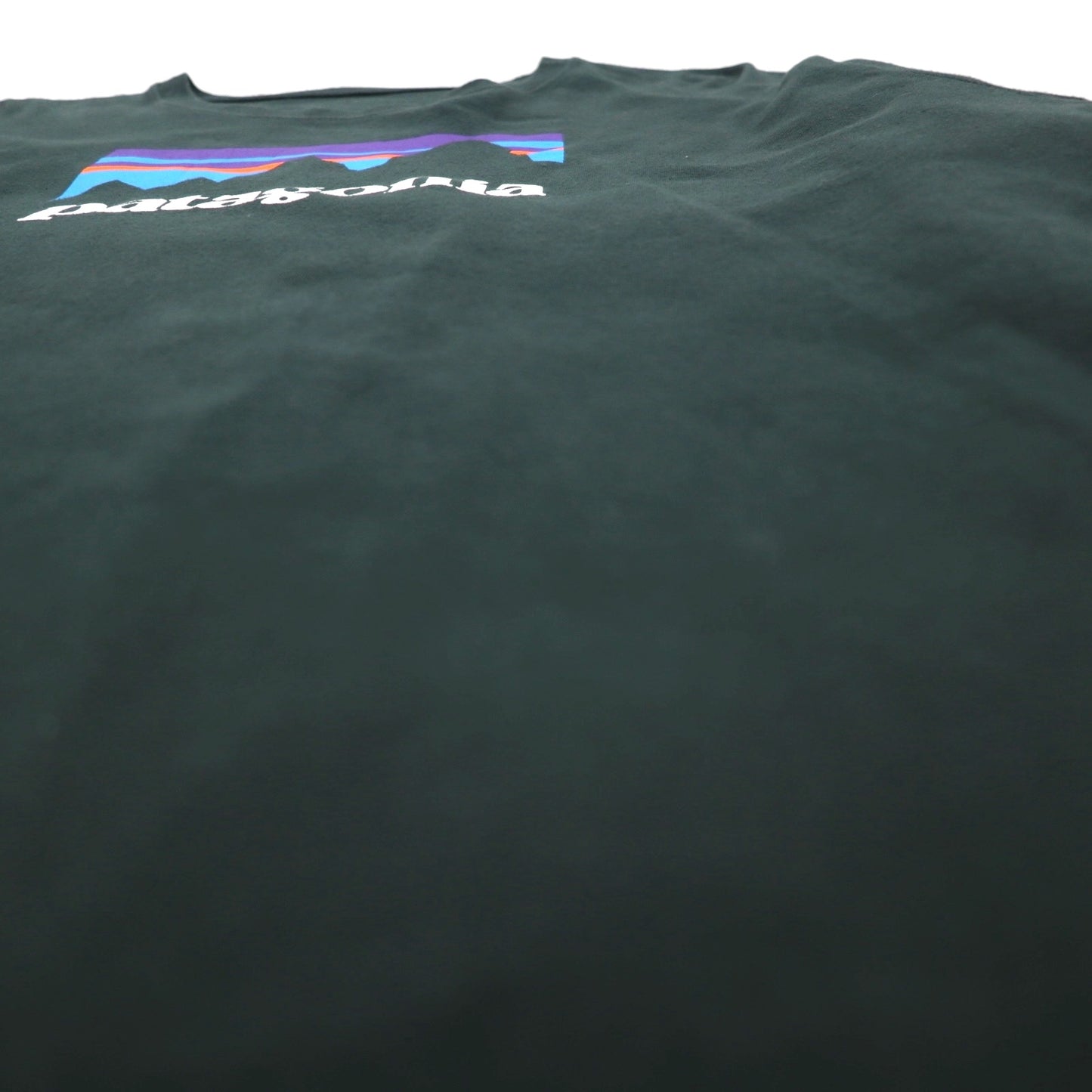 patagonia ロングスリーブ Tシャツ L/S Shop Sticker Cotton T-shirt 2XL グリーン オーガニックコットン 39040 メキシコ製