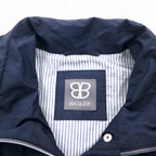 BASLER Romanian Made Utility Trench Coat Rain Jacket M Navy Polyester