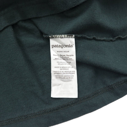 patagonia ロングスリーブ Tシャツ L/S Shop Sticker Cotton T-shirt 2XL グリーン オーガニックコットン 39040 メキシコ製