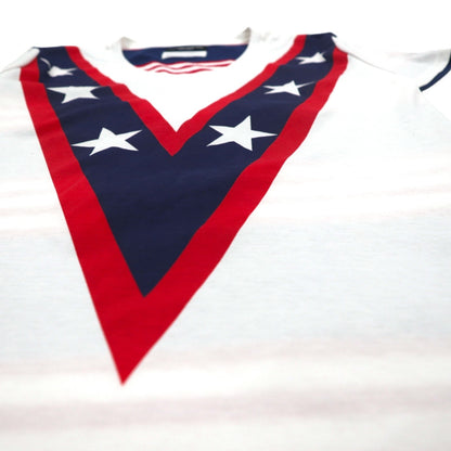 yoshio kubo × LOVELESS Vネック Tシャツ M ホワイト 星柄 GUILD PRIME別注 日本製