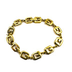 GIVENCHY vintage logo bracelet in gold