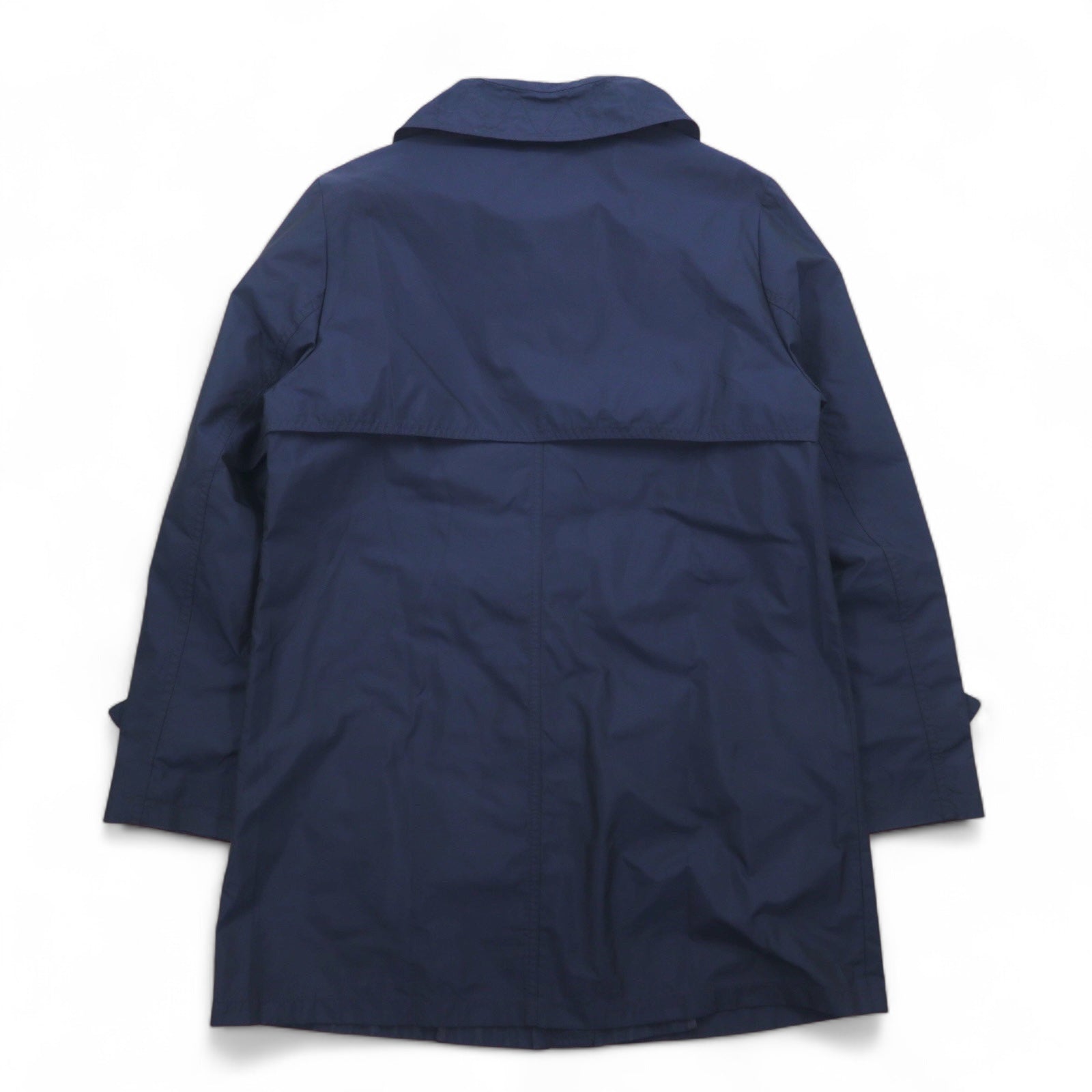 BASLER Romanian Made Utility Trench Coat Rain Jacket M Navy Polyester