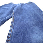 Levi's USA 550 Relaxed Fit Tapered Denim Pants 12 Blue Cotton Zipper Fly Button Back 512