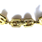 GIVENCHY vintage logo bracelet in gold