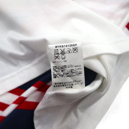 yoshio kubo × LOVELESS Vネック Tシャツ M ホワイト 星柄 GUILD PRIME別注 日本製