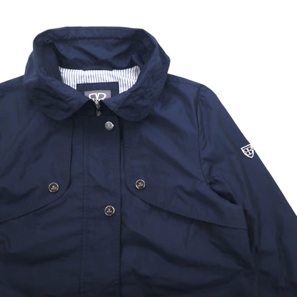 BASLER ルーマニア製 ユーティリティー トレンチコート レインジャケット M ネイビー ポリエステル