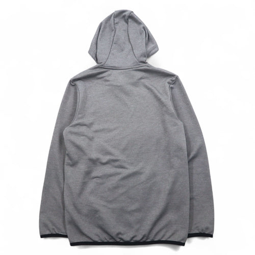 adidas エッセンシャルズ ビッグロゴ プルオーバーパーカー S グレー CLIMALITE AZ2564