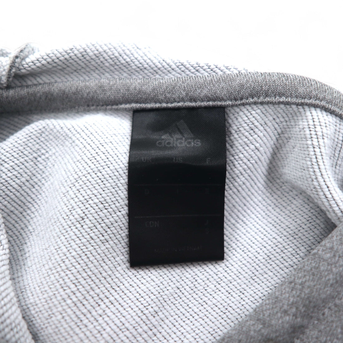 adidas Essentials Big Logo Pullover Hoodie S Grey CLIMALITE AZ2564