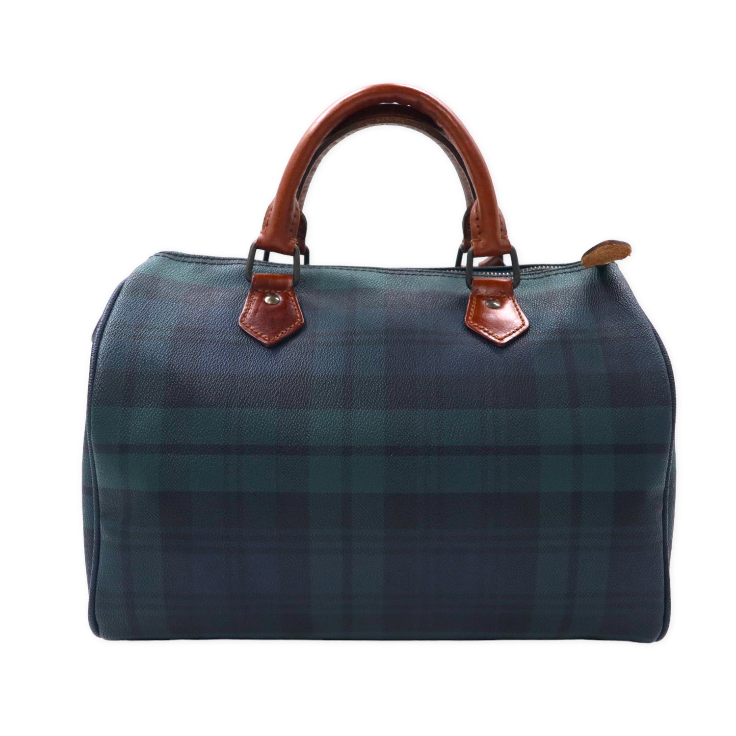 POLO RALPH LAUREN Minoboston Bag Green CHECKED PVC Leather – 日本