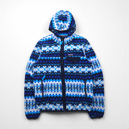 Patagonia シンチラ SYNCHILLA フリース パーカー M ブルー ノルディック柄 25270