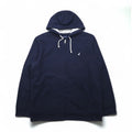NAUTICA Oversized Full-Zip Hoodie, Size 2XL, Navy, Fleece-Lined, with Embroidered Logo