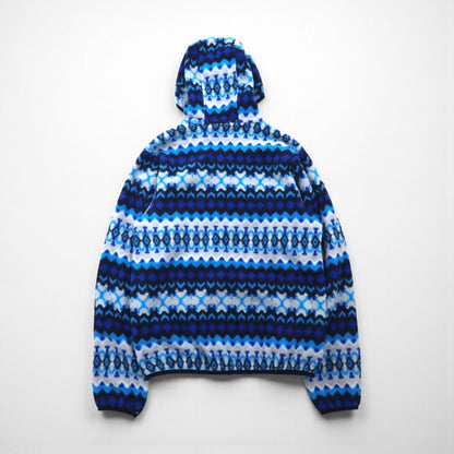 Patagonia シンチラ SYNCHILLA フリース パーカー M ブルー ノルディック柄 25270