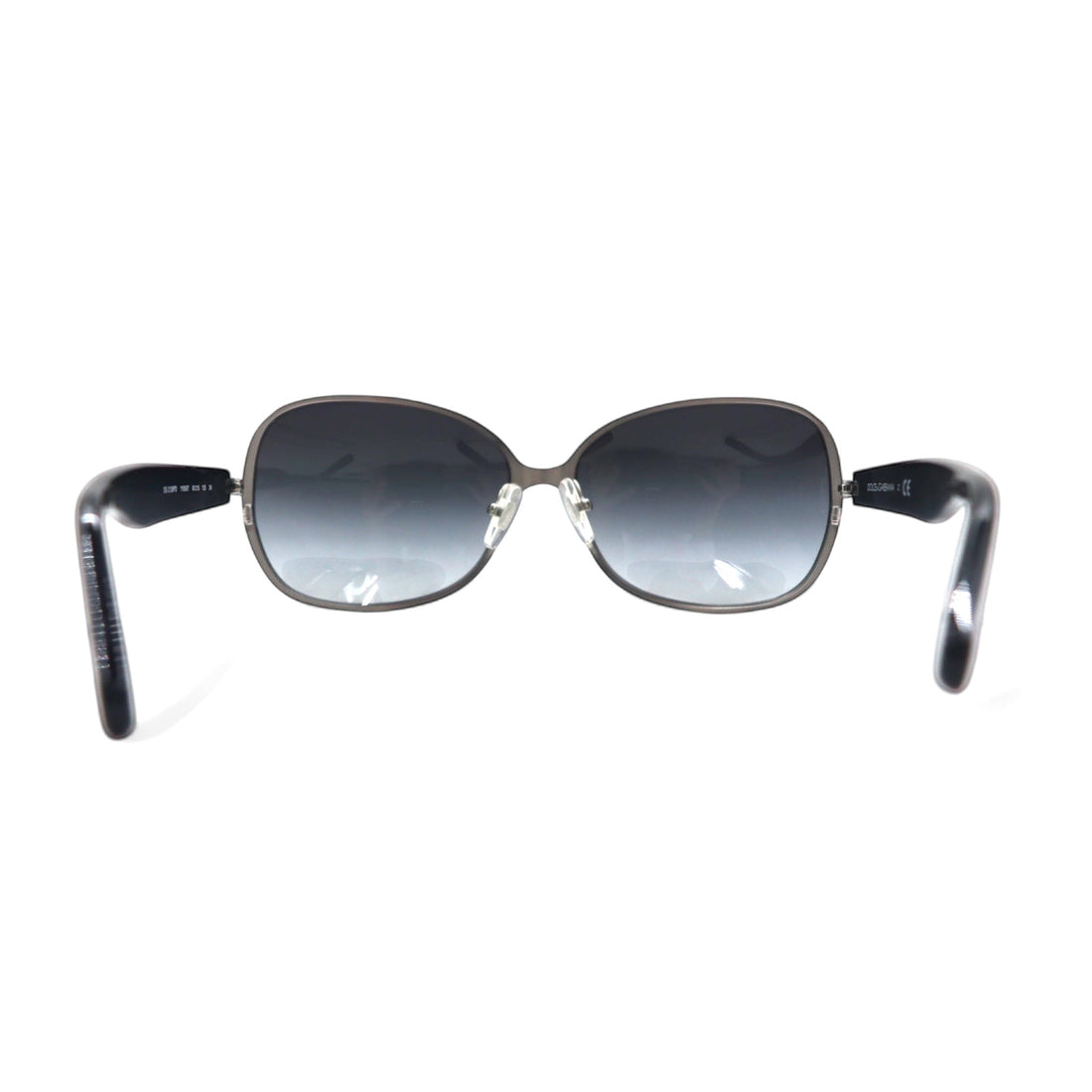 DOLCE &amp; GABBANA Sunglasses Fox Black Plastic D&amp;G Logo DG 2126PD 1195/87 60□15