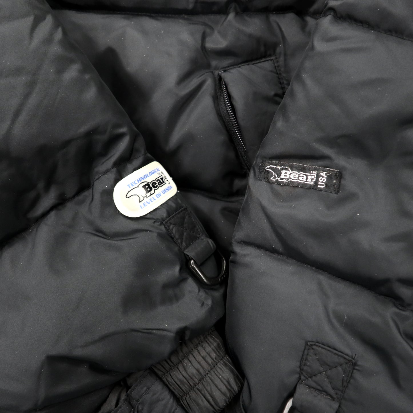 Bear USA 90's Reversible Puffer Jacket XL Black Yellow – 日本然リトテ
