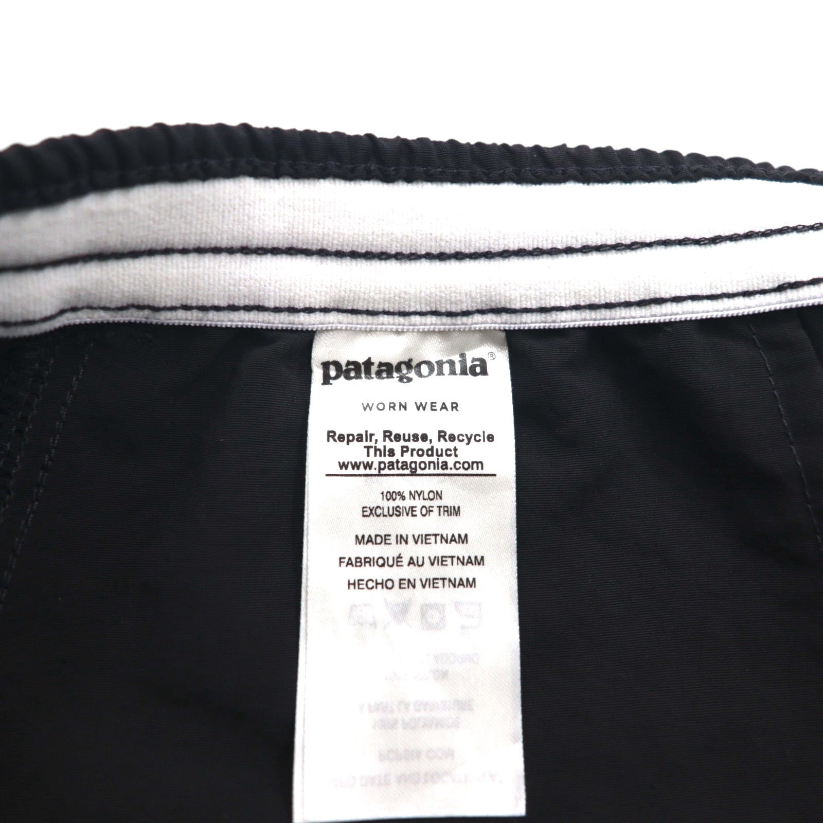 patagonia バギーズ ショーツ 5インチ Baggies Shorts ショートパンツ XL ブラック ナイロン 57058