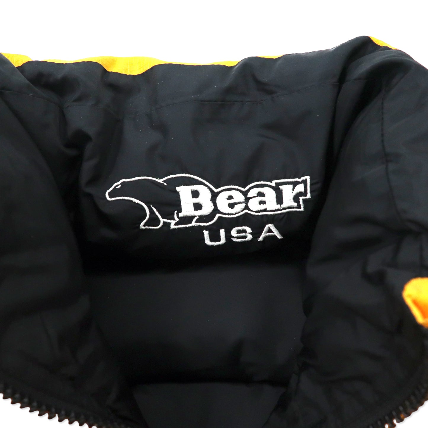 Bear USA 90's Reversible Puffer Jacket XL Black Yellow – 日本然リトテ