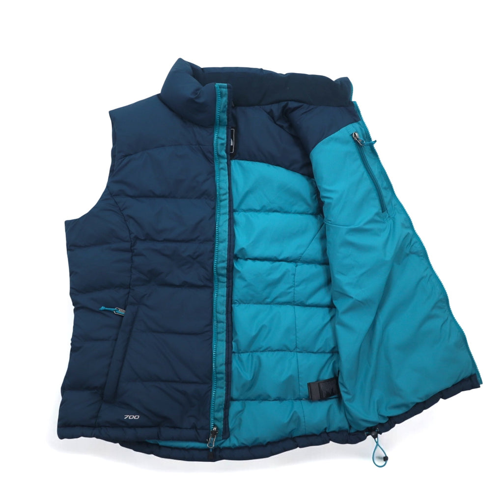 THE NORTH FACE 700 Fill Nuptse Down Puffer Vest Down Vest M Navy US Standard AUDP