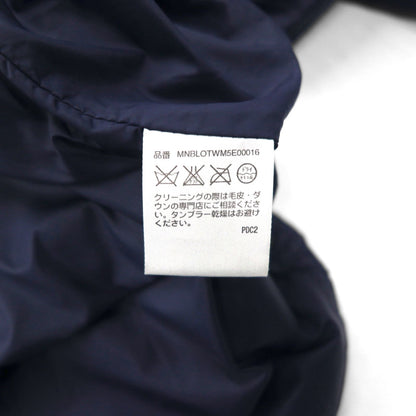 Polo Ralph Lauren ダウンジャケット XL ネイビー チンストラップ 胸ポケット スタンドカラー