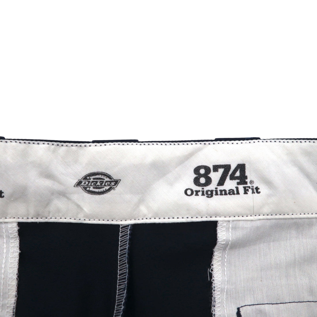 Dickies 874 オリジナルフィット ワークパンツ チノパンツ L ネイビー ポリエステル コットン