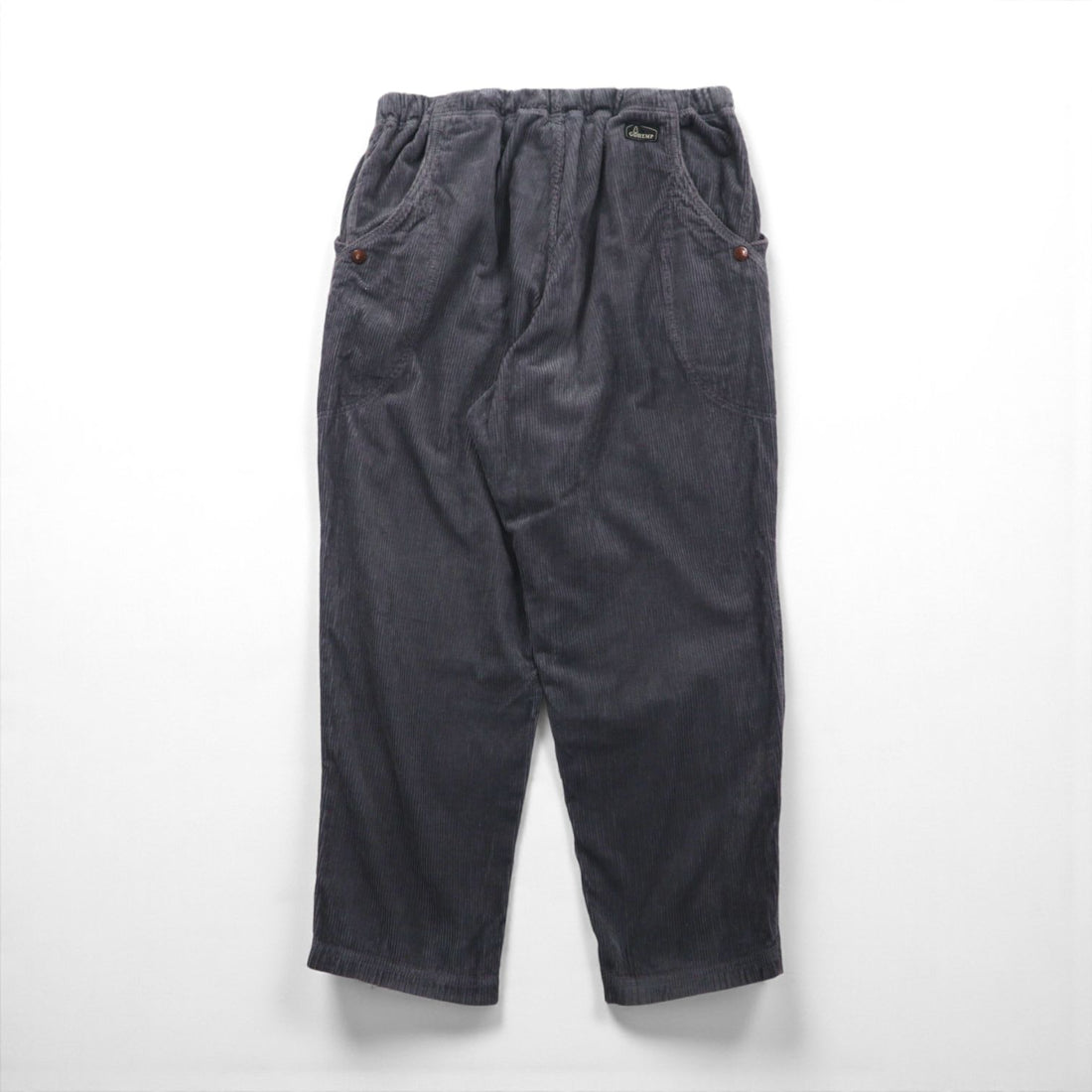 GOHEMP コーデュロイ イージーパンツ HIGH EXPLORER PANTS アウトドア クライミングパンツ L グレー テーパード ルーズシルエット