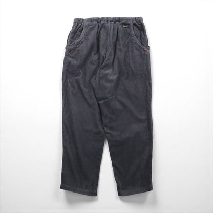 GOHEMP Corduroy Easy Pants, High Explorer Pants, Outdoor Climbing Pants, Size L, Gray, Tapered, Loose Fit