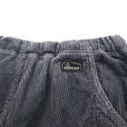 GOHEMP Corduroy Easy Pants, High Explorer Pants, Outdoor Climbing Pants, Size L, Gray, Tapered, Loose Fit