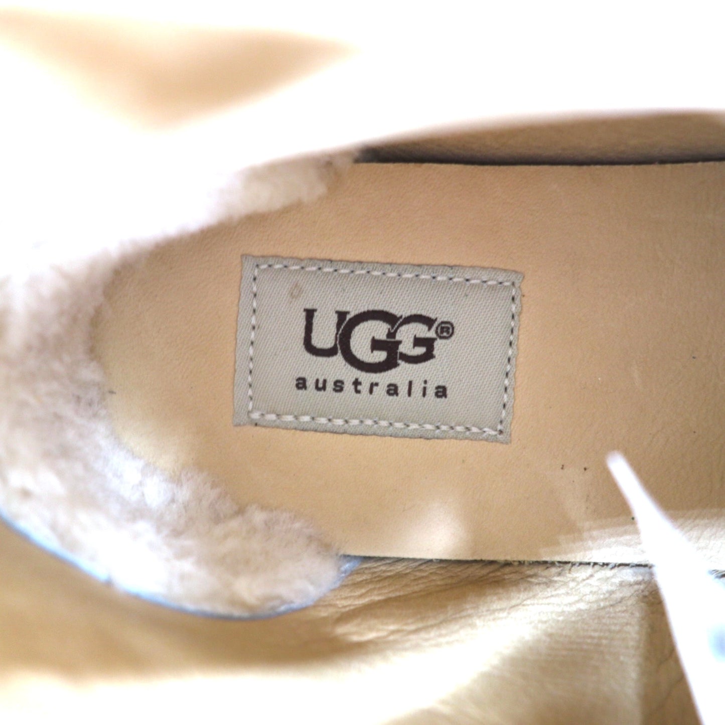 UGG australia ラムレザー ハイカットスニーカー 27cm ブラウン 羊革 vibram ソール EM-PIRE 3369