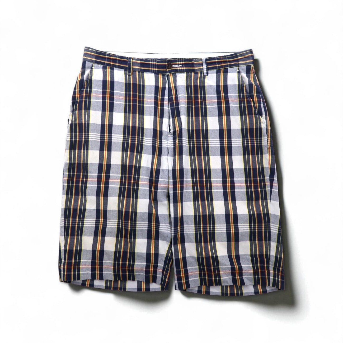 Polo by Ralph Lauren 90年代 ショートパンツ ハーフパンツ M ネイビー チェック コットン