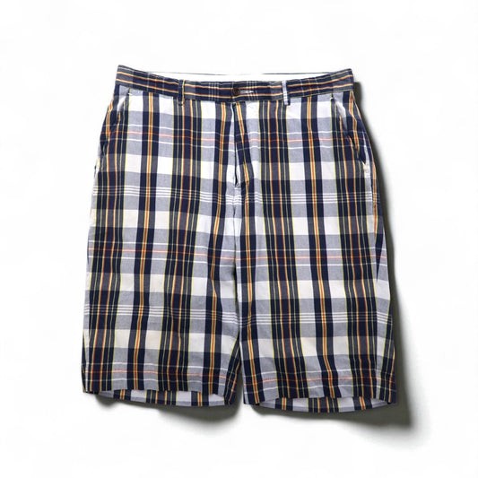 Polo by Ralph Lauren 90年代 ショートパンツ ハーフパンツ M ネイビー チェック コットン