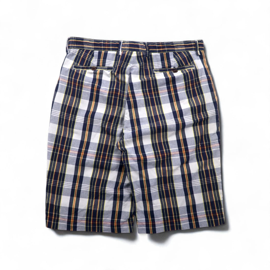 Polo by Ralph Lauren 90年代 ショートパンツ ハーフパンツ M ネイビー チェック コットン